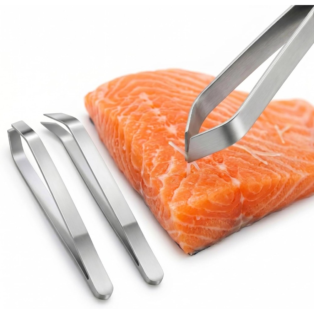 Home Cooking Utensil Set - Professional Fish Bone Tweezers Set of