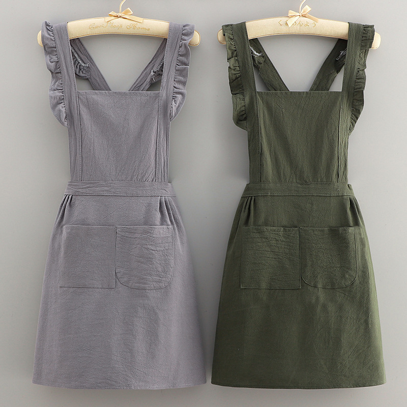 Home Cooking Restaurants - New Cooking Cotton Kitchen Aprons Breathable