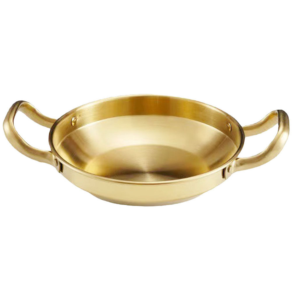 Home Cooking Restaurants - Stainless Steel Double Handle Dry Pot