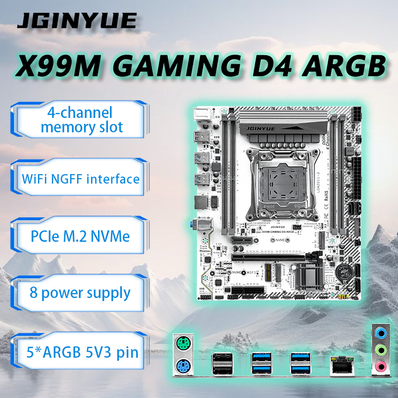 Home Cooking Videos - JGINYUE X99 Motherboard LGA2011-3 M-ATX For