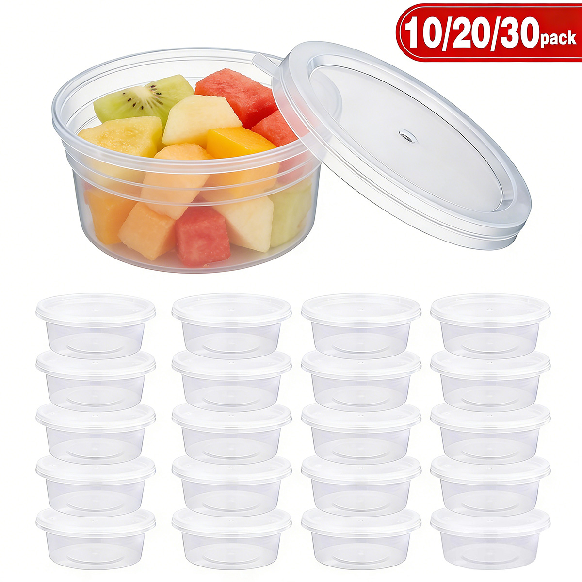 Home Cooking Food - 10/20/40 Pack Small Slime Containers With