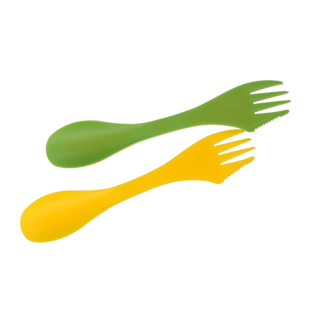 Home Cooking Utensil Set - Multi-functional Camping Spork Fork Cutlery Set