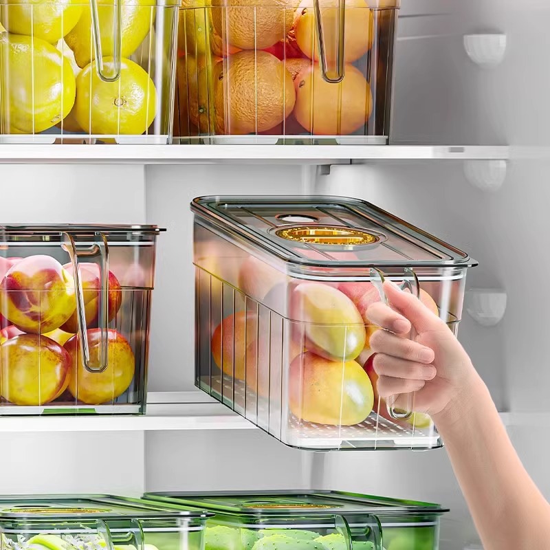 Home Cooking Food - Refrigerator sorting storage box, eggs, fruits