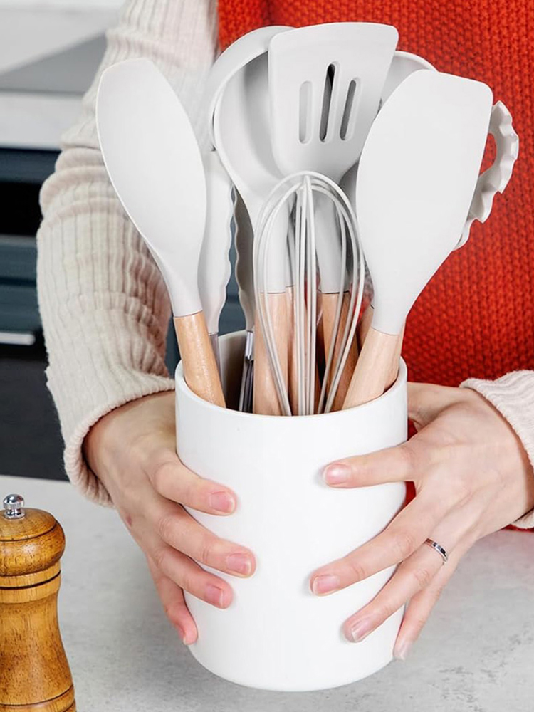 12Pcs Kitchen Utensil Set Heat - огляд і ціна Home Cooking Cookbook