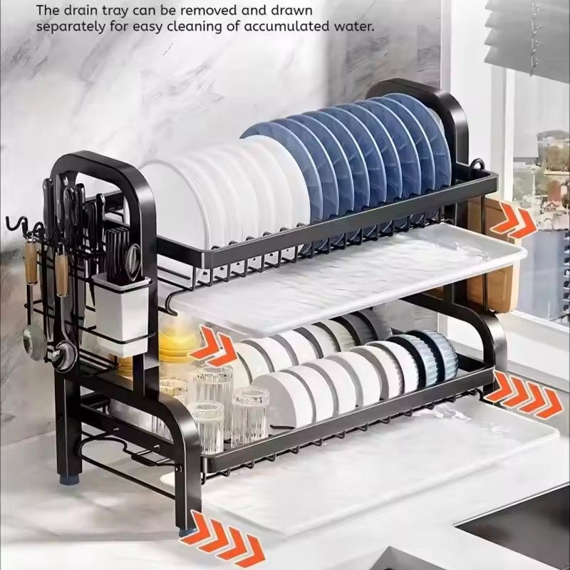Dish Drying Rack 3-Tier Compac - огляд і ціна Home Cooking Utensil Set