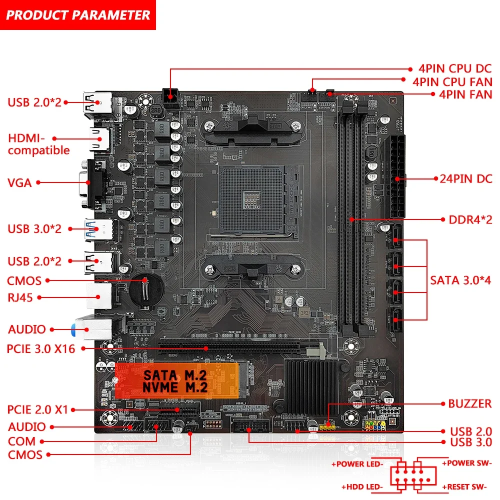 MACHINIST B450 Motherboard AMD - огляд і ціна Home Cooking Videos