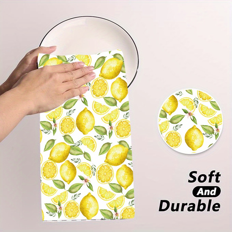 2Pcs, Lemon Wreath Kitchen Tow - огляд і ціна Home Cooking Cookbook