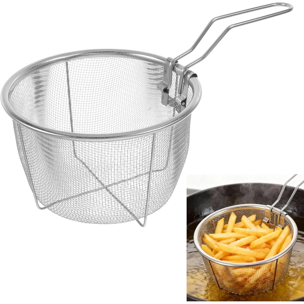Round Fry Basket with Folding  - огляд і ціна Home Cooking Restaurants