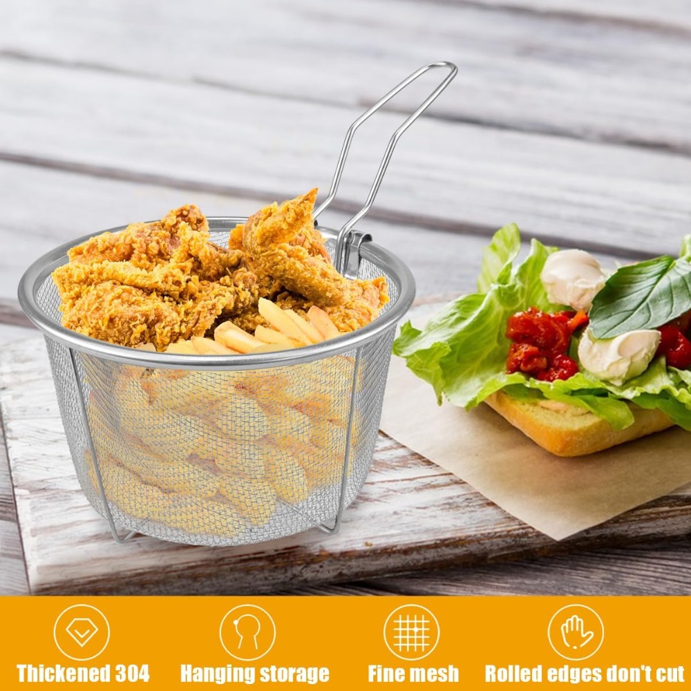 Round Fry Basket with Folding  - огляд і ціна Home Cooking Restaurants