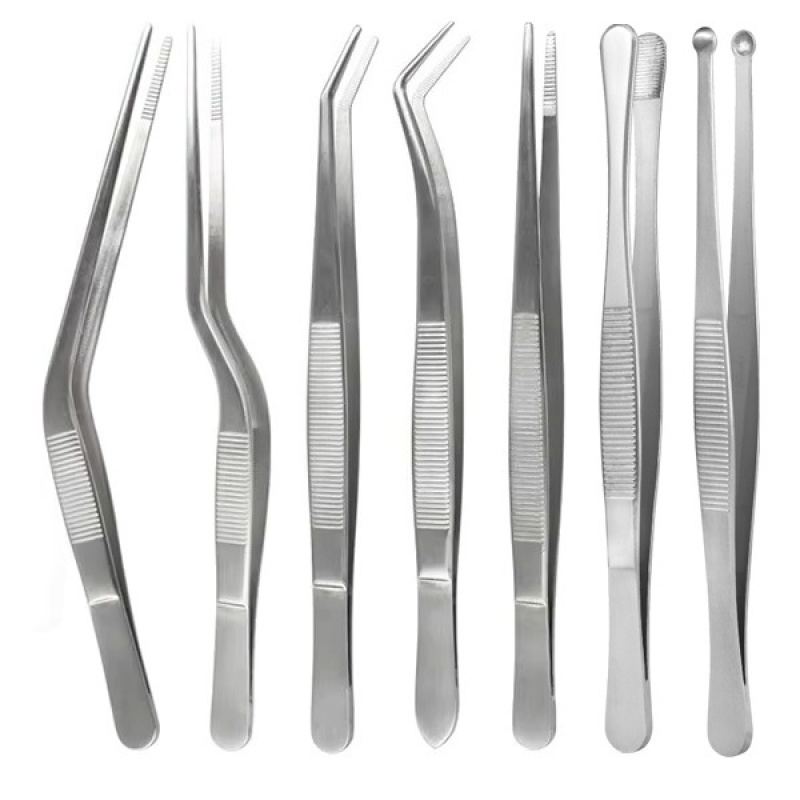 Stainless Steel Plating Tongs  - огляд і ціна Home Cooking Utensil Set