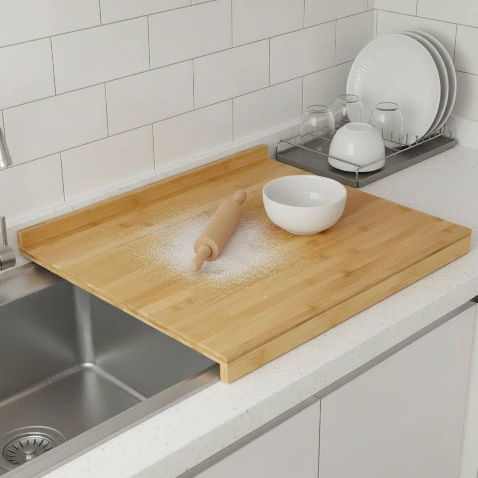 Over the Sink Cutting Board Mu - огляд і ціна Home Cooking In