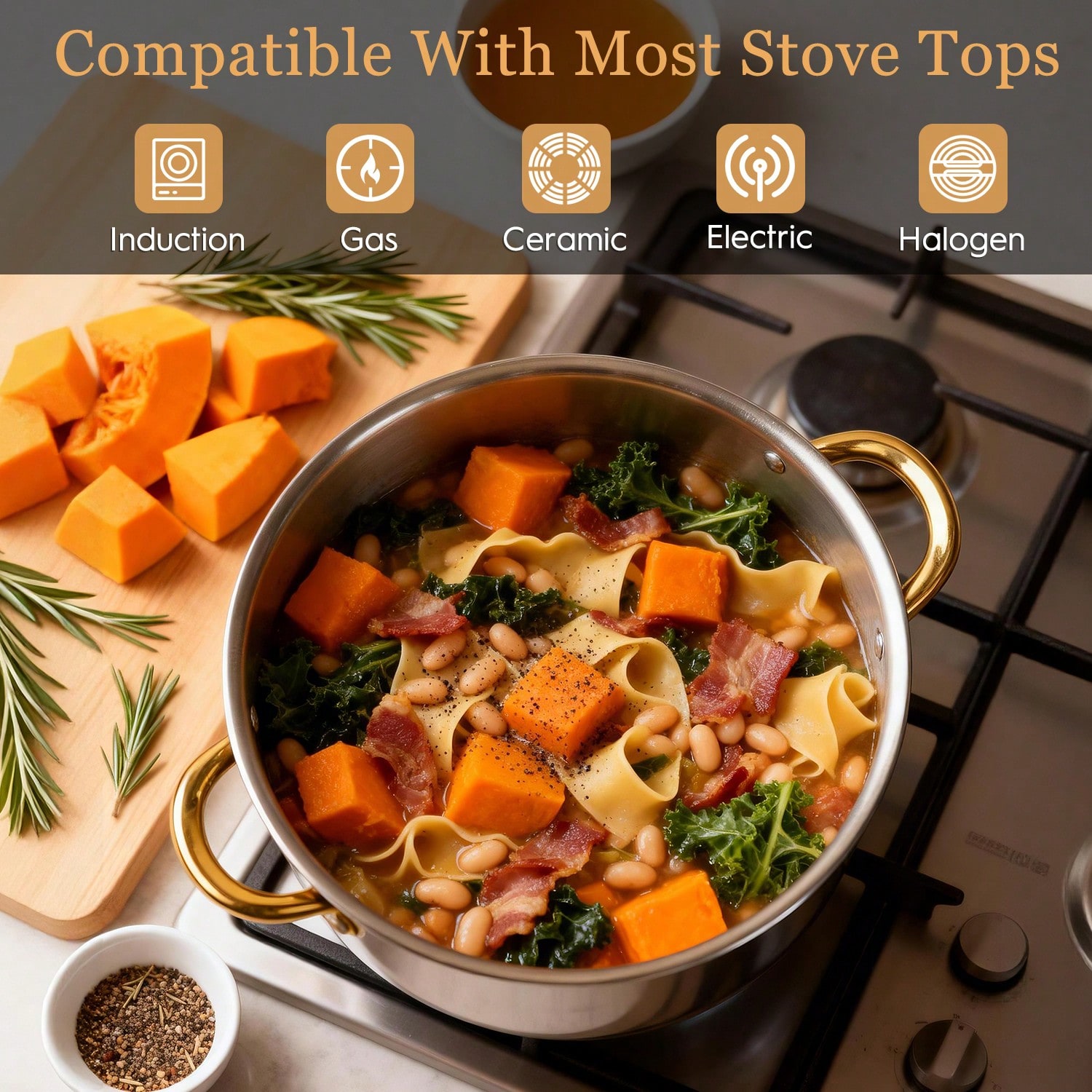 Stainless Steel Pot Set Modern - огляд і ціна Home Cooking Cookbook