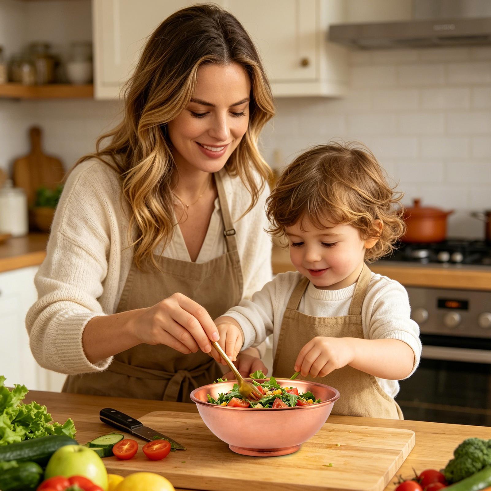 Copper Bowl Large Storage Cont - огляд і ціна Home Cooking Food