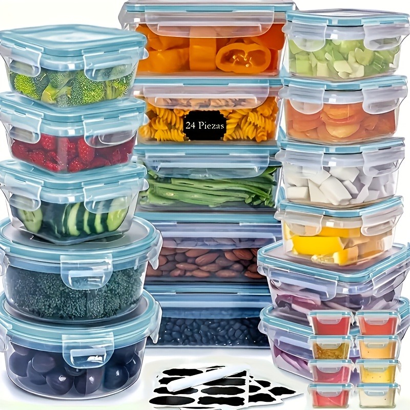 48PCS BPA-Free Food Storage Se - огляд і ціна Home Cooking Food