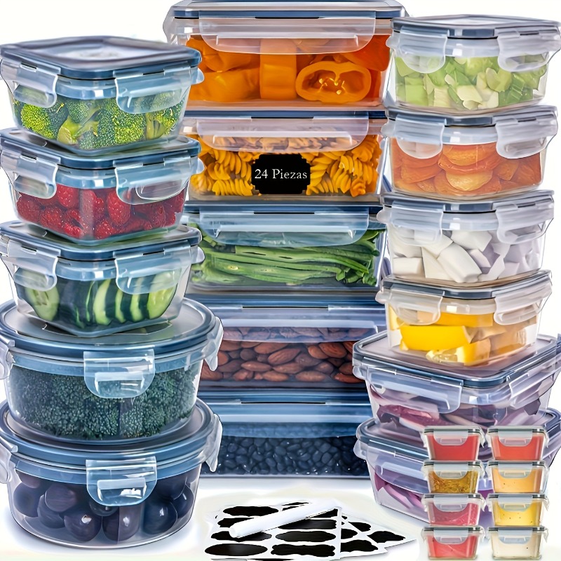 48PCS BPA-Free Food Storage Se - огляд і ціна Home Cooking Food