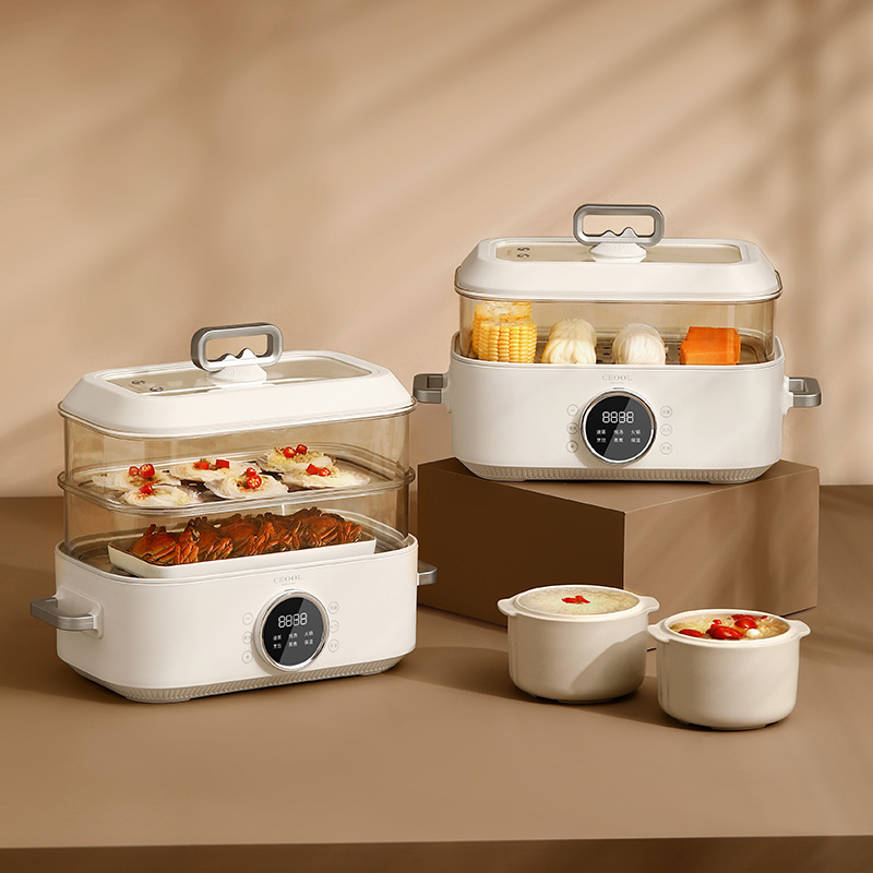 10L 3-in-1 Electric Food Steam - огляд і ціна Home Cooking Restaurants