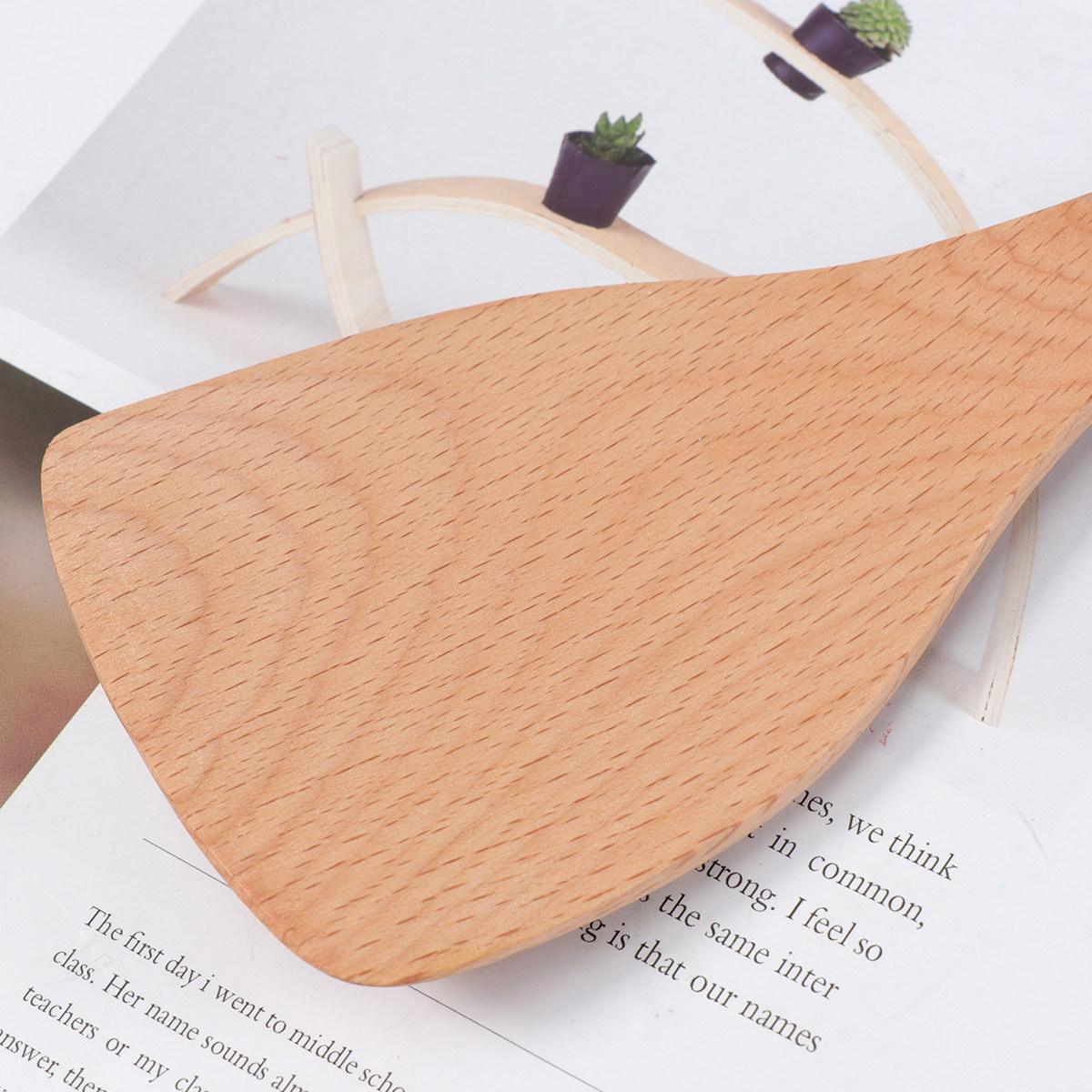 1pc Wooden Rice Shovel Natural - огляд і ціна Home Cooking Restaurants