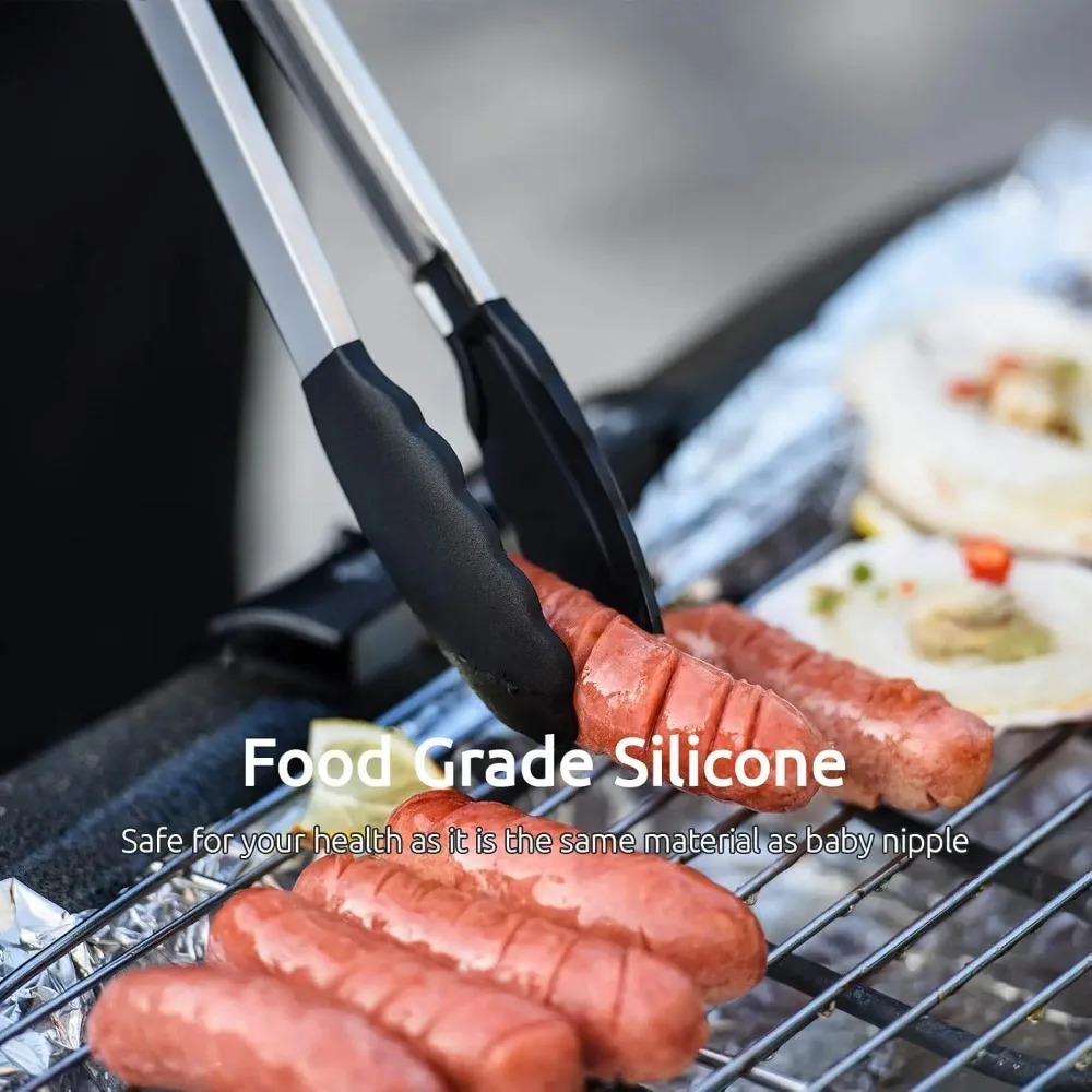 Multi-Size Lock Kitchen Tongs  - огляд і ціна Home Cooking Cookbook