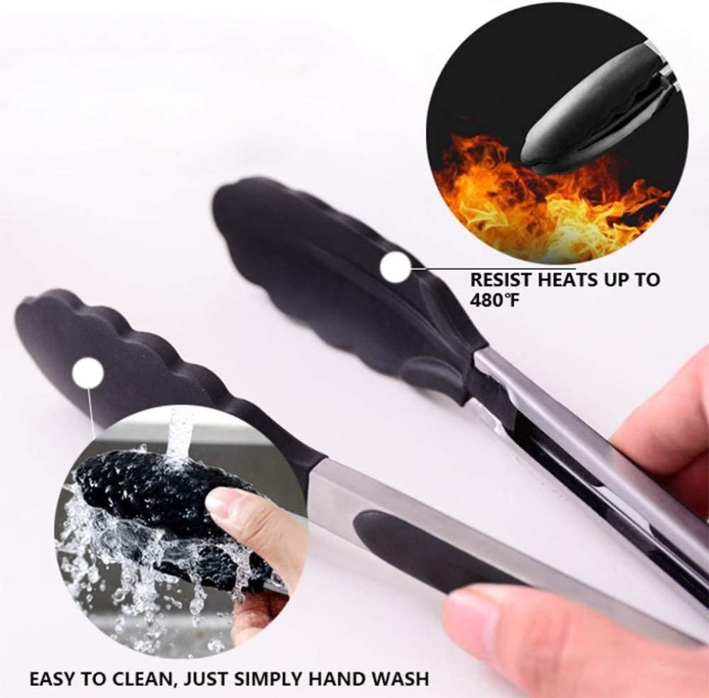 Multi-Size Lock Kitchen Tongs  - огляд і ціна Home Cooking Cookbook